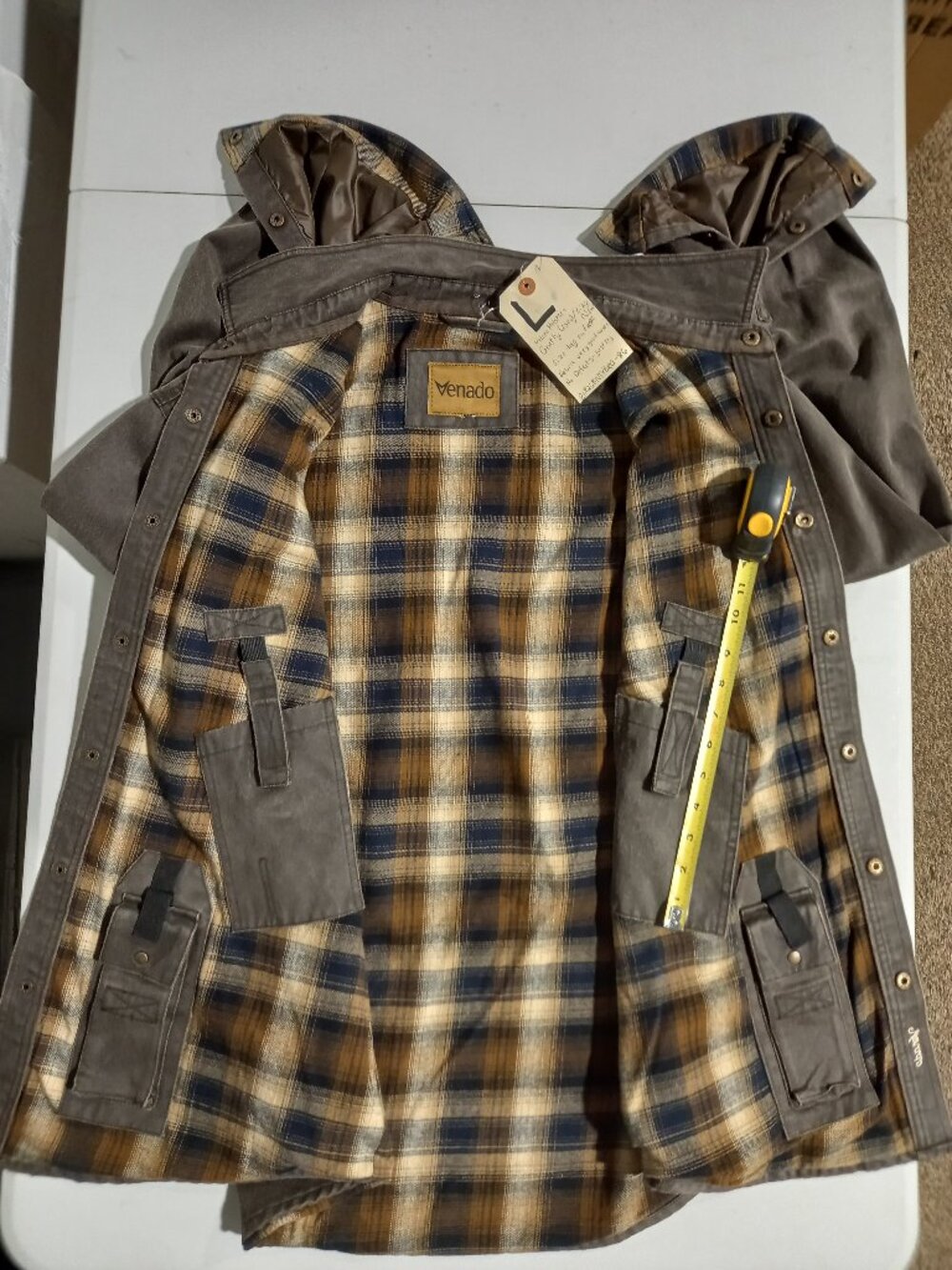 Bountyman Concealed Carry Shirt Jacket - Brown | Large - Picture 4 of 7